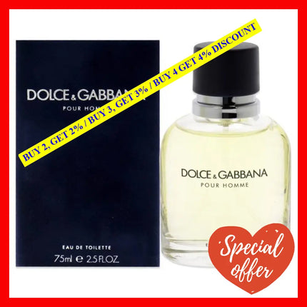 Dolce And Gabbana By For Men - 2.5 Oz Edt Spray