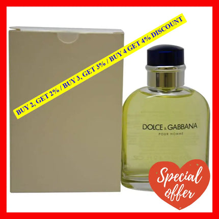 Dolce And Gabbana By For Men - 4.2 Oz Edt Spray (Tester)