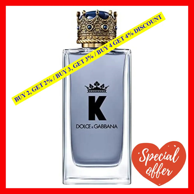 Dolce And Gabbana K Eau De Toilette For Men 3.4 Oz / 100 Ml