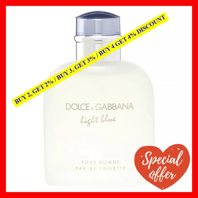 Dolce And Gabbana Light Blue 4.2 Oz / 125 Ml Eau De Toilette For Men