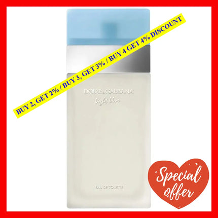 Dolce And Gabbana Light Blue Perfume Eau De Toilette Spray 6.7 Oz For Women