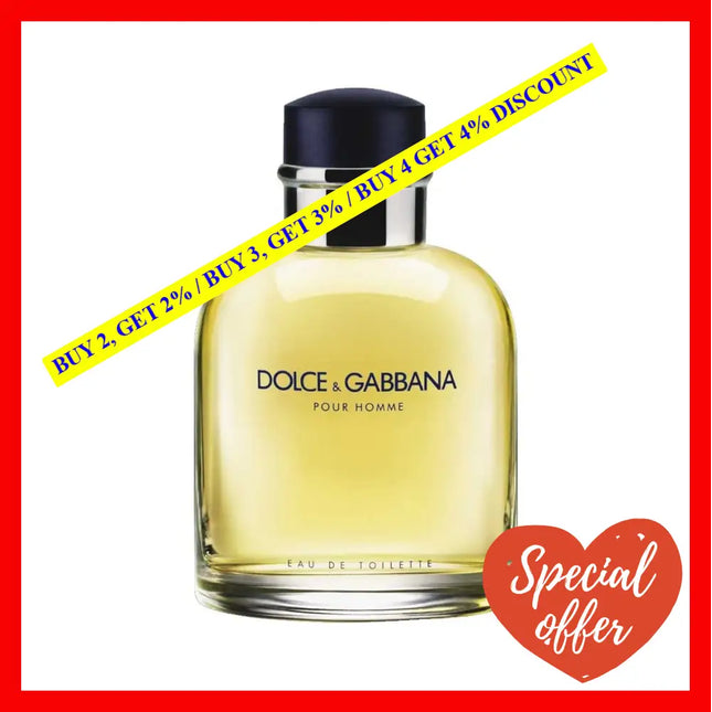 Dolce & Gabbana For Men 6.7 Oz Eau De Toilette Spray
