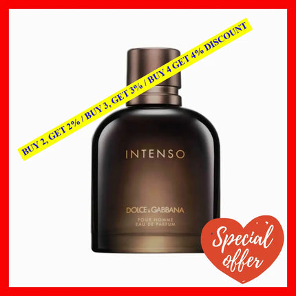 Dolce Gabbana Intenso Eau De Parfum Spray For Men 4.2 Fluid Ounce