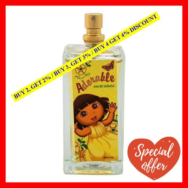 Dora The Explorer Adorable By Marmol & Son For Kids - 3.4 Oz Edt Spray (Tester)