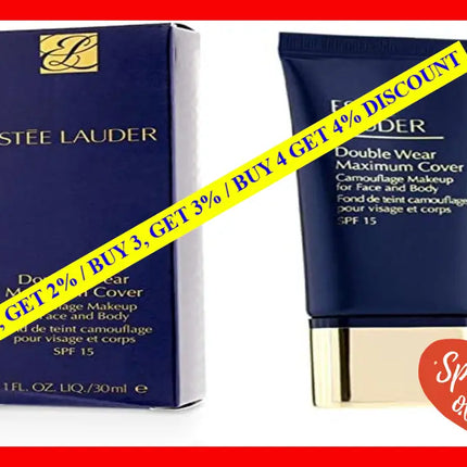 Double Wear Maximum Cover Camouflage Makeup Spf 15 - 3C4 Medium-Deep By Estee Lauder For Women 1 Oz