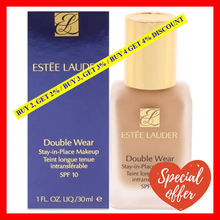 Double Wear Stay-In-Place Makeup Spf 10 - 3N2 Wheat By Estee Lauder For Women 1 Oz