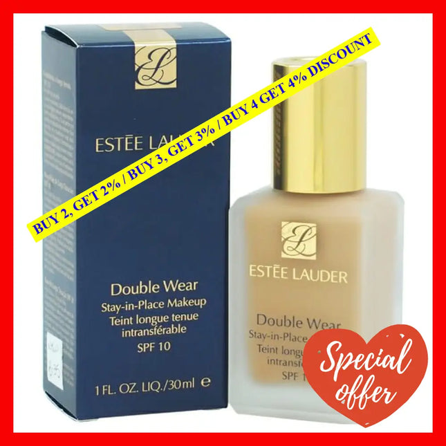 Double Wear Stay-In-Place Makeup Spf 10 - 4 Pebble (3C2) All Skin Types By Estee Lauder For Women 1