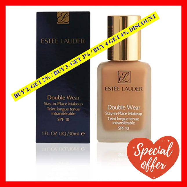 Double Wear Stay-In-Place Makeup Spf 10 - 4N2 Spiced Sand All Skin Types By Estee Lauder For Women