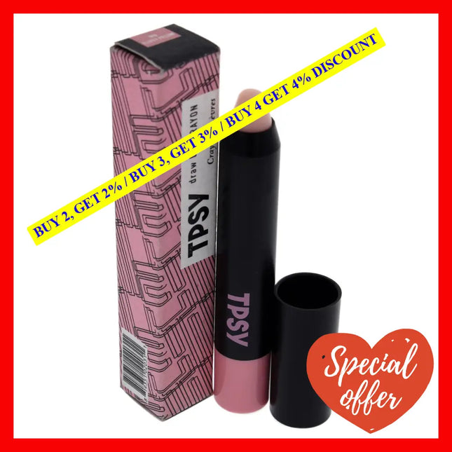 Draw Lip Crayon - 008 Fluffy Pillow By Tpsy For Women 0.09 Oz Lipstick