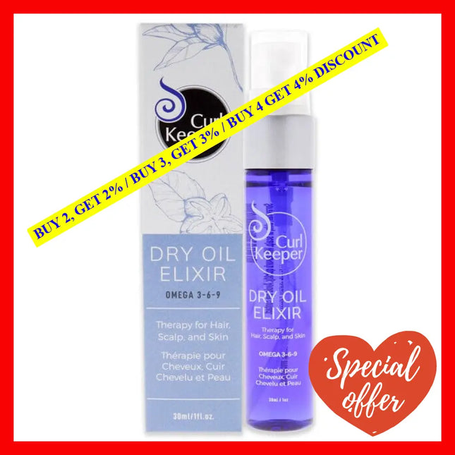 Dry Oil Elixir By Curl Keeper For Unisex - 1 Oz