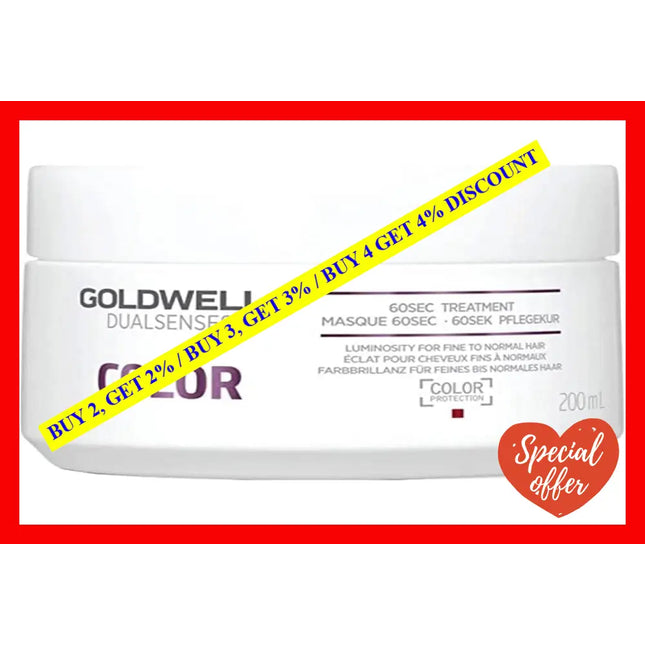 Dualsenses Color 60Sec Treatment By Goldwell For Unisex - 6.7 Oz
