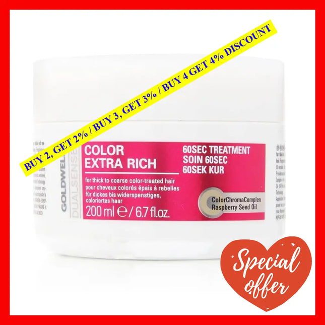 Dualsenses Color Extra Rich 60Sec Treatment By Goldwell For Unisex - 6.7 Oz