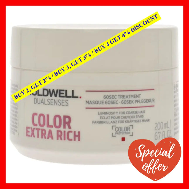 Dualsenses Color Extra Rich 60Sec Treatment By Goldwell For Unisex - 6.7 Oz