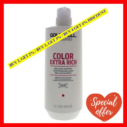 Dualsenses Color Extra Rich Shampoo By Goldwell For Unisex - 34 Oz