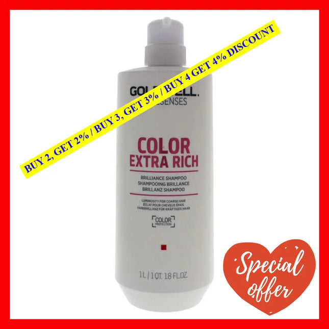 Dualsenses Color Extra Rich Shampoo By Goldwell For Unisex - 34 Oz