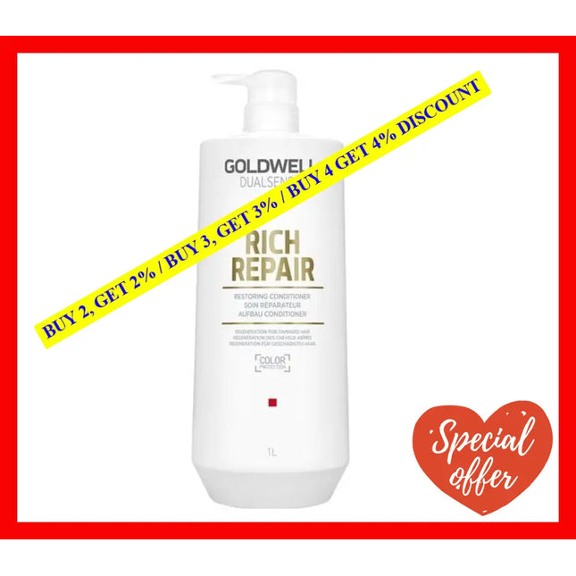 Dualsenses Rich Repair Conditioner By Goldwell For Unisex - 34 Oz