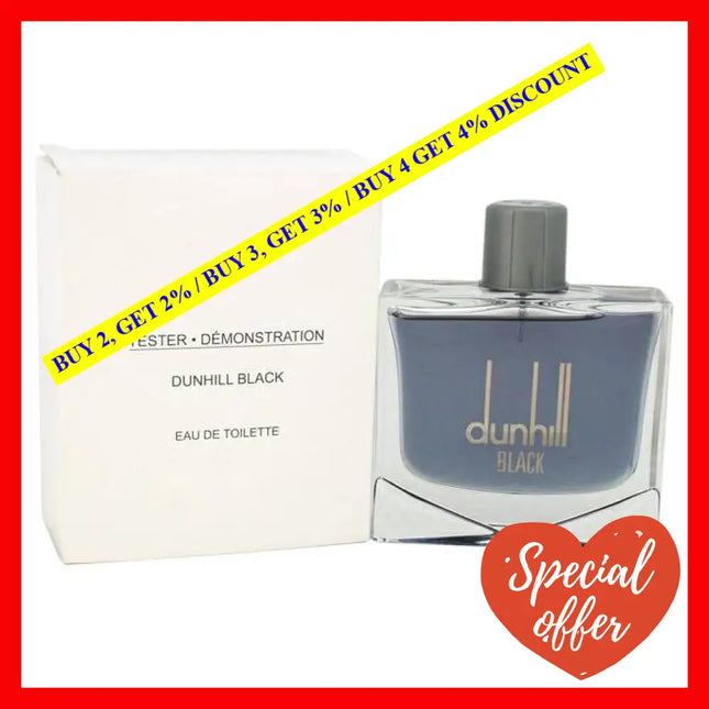 Dunhill Black By Alfred For Men - 3.3 Oz Edt Spray (Tester)