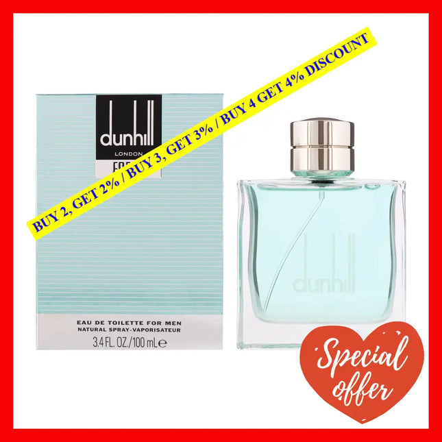 Dunhill Fresh By Alfred For Men - 3.4 Oz Edt Spray