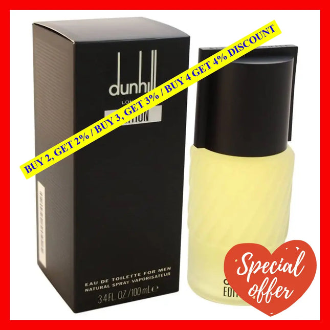 Dunhill London Edition By Alfred For Men - 3.4 Oz Edt Spray