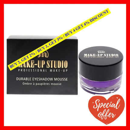 Durable Eyeshadow Mousse - Violet Vanity By Make-Up Studio For Women 0.17 Oz Eye Shadow