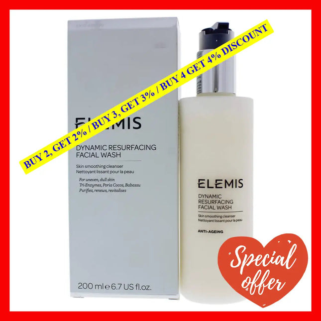 Dynamic Resurfacing Facial Wash By Elemis For Unisex - 6.8 Oz