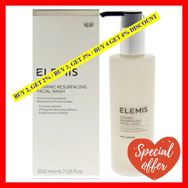 Dynamic Resurfacing Facial Wash By Elemis For Unisex - 6.8 Oz