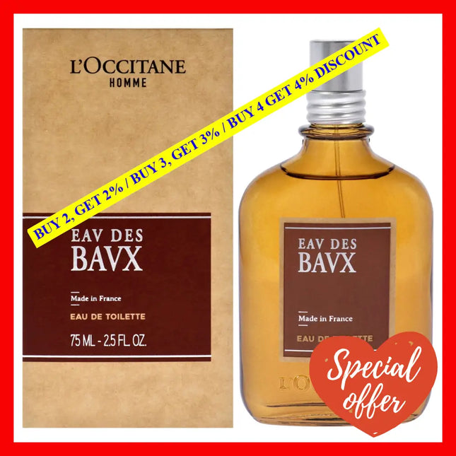 Eau Des Baux By Loccitane For Men - 2.5 Oz Edt Spray