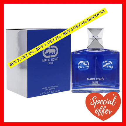 Ecko Blue By Marc For Men - 3.4 Oz Edt Spray