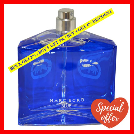 Ecko Blue By Marc For Men - 3.4 Oz Edt Spray (Tester)