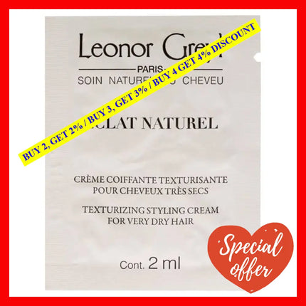 Eclat Naturel Texturizing Styling Cream By Leonor Greyl For Unisex - 0.0067 Oz