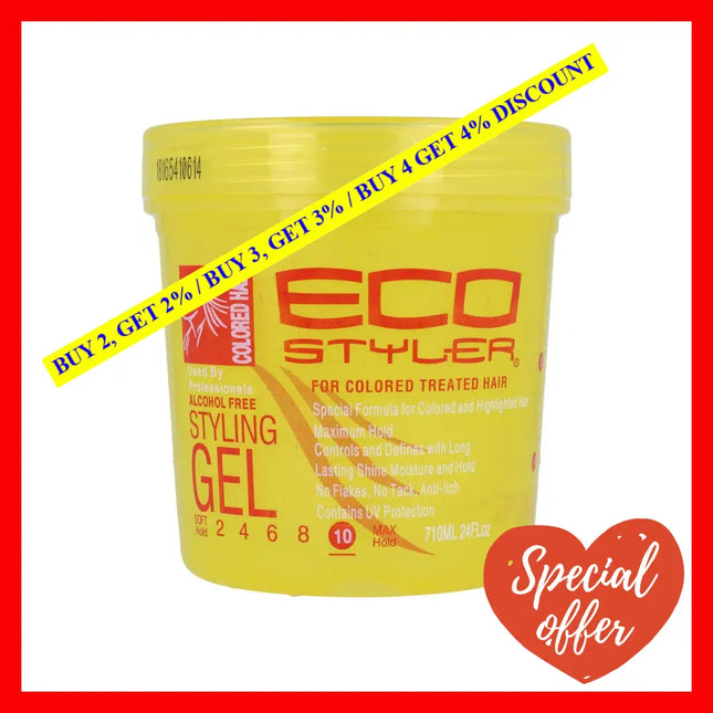 Eco Style Gel - Colored Hair By Ecoco For Unisex 24 Oz