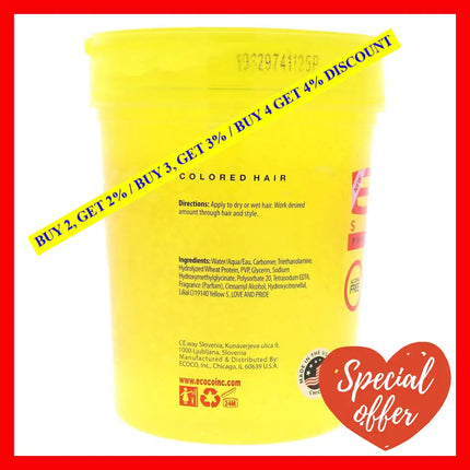 Eco Style Gel - Colored Hair By Ecoco For Unisex 32 Oz