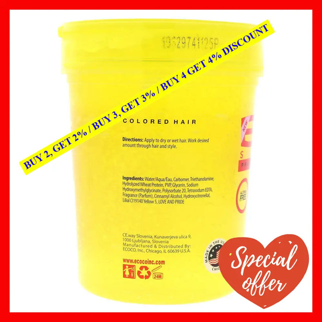Eco Style Gel - Colored Hair By Ecoco For Unisex 32 Oz
