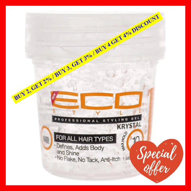 Eco Style Gel - Krystal By Ecoco For Unisex 1.6 Oz