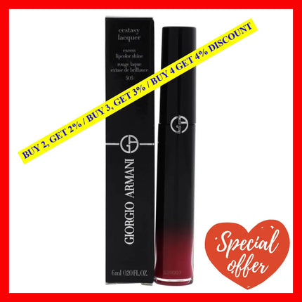 Ecstasy Lacquer Excess Lipcolor Shine - 505 Crescendo By Giorgio Armani For Women 0.2 Oz Lip Gloss
