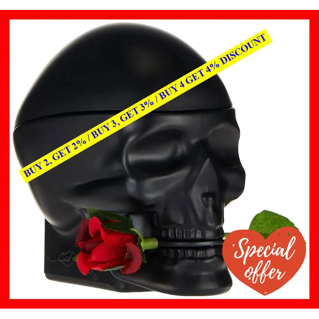 Ed Hardy Skulls And Roses By Christian Audigier For Men - 3.4 Oz Edt Spray