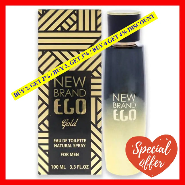 Ego Gold By New Brand For Men - 3.3 Oz Edt Spray