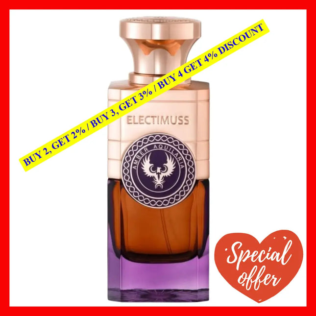 Electimuss Amber Aquilaria Pure Parfum Unisex 3.4 Oz / 100 Ml