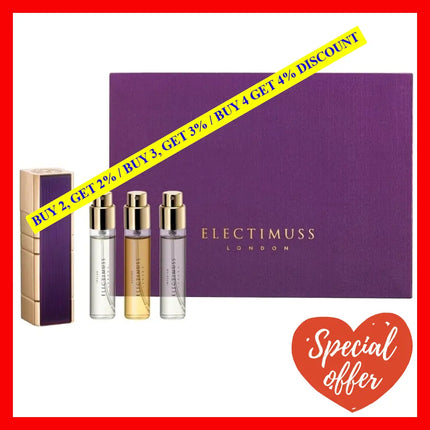 Electimuss Eternally Yours Travel Set 3 X 0.33 Oz / 10 Ml Pure Parfum Unisex