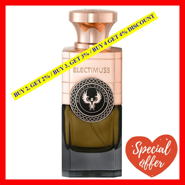 Electimuss Mercurial Cashmere Pure Parfum Unisex 3.4 Oz / 100 Ml
