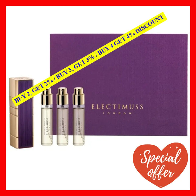 Electimuss Mercurial Cashmere Travel Set 3 X 0.33 Oz / 10 Ml Pure Parfum Unisex