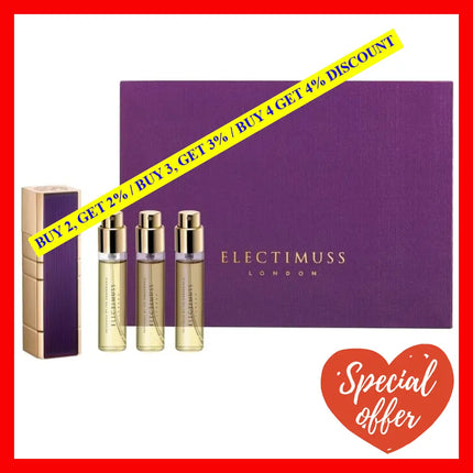 Electimuss Patchouli Of The Underworld Travel Set 3 X 0.33 Oz / 10 Ml Pure Parfum Unisex