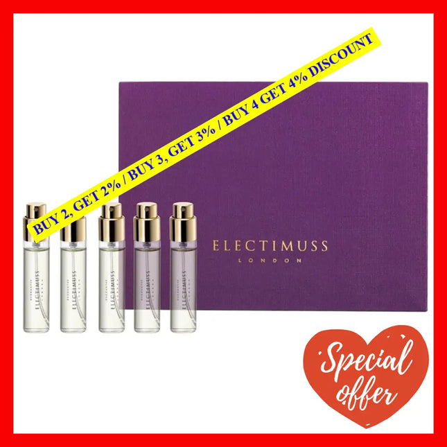 Electimuss Rhodanthe Travel Set Refill 5 X 0.33 Oz / 10Ml Pure Parfum Unisex
