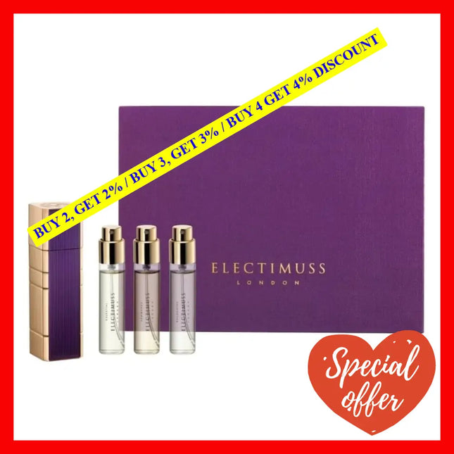 Electimuss Rose Lover Travel Set 3 X 0.33 Oz / 10 Ml Pure Parfum Unisex