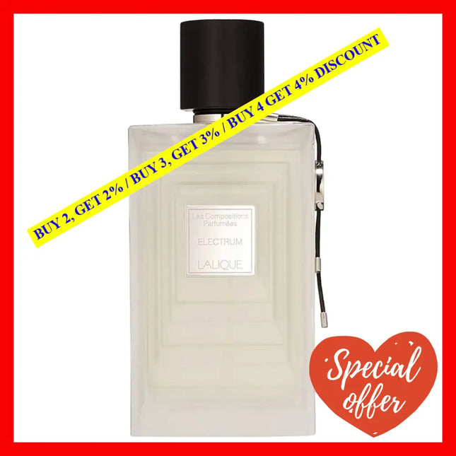 Electrum Les Compositions Perfumess By Lalique Eau De Parfum 3.4Oz -100Ml
