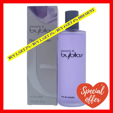 Elementi Di Amethyste By Byblos For Women - 4 Oz Edt Spray