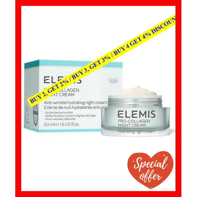 Elemis Pro-Collagen Anti-Ageing Hydrating Night Cream 50 Ml For Women (641628401444)