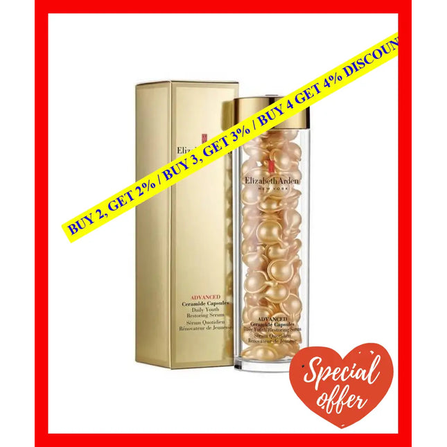 Elizabeth Arden Ceramide Advanced Replenish And Restore Capsules Daily Youth Restoring Serum 7 -