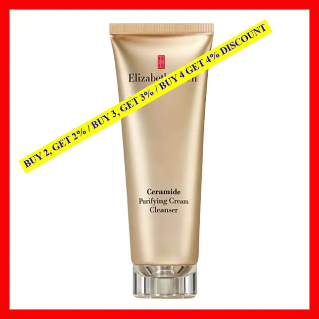 Elizabeth Arden Ceramide Purifying Cream Cleanser Cleanserfor Women 4.2 Oz / 125 Ml
