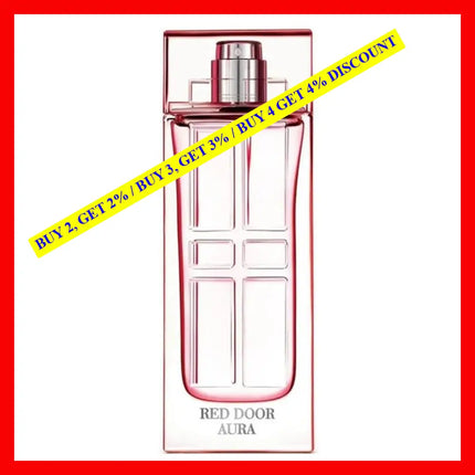 Elizabeth Arden Red Door Aura Eau De Toilette For Women 1.7 Oz / 50 Ml